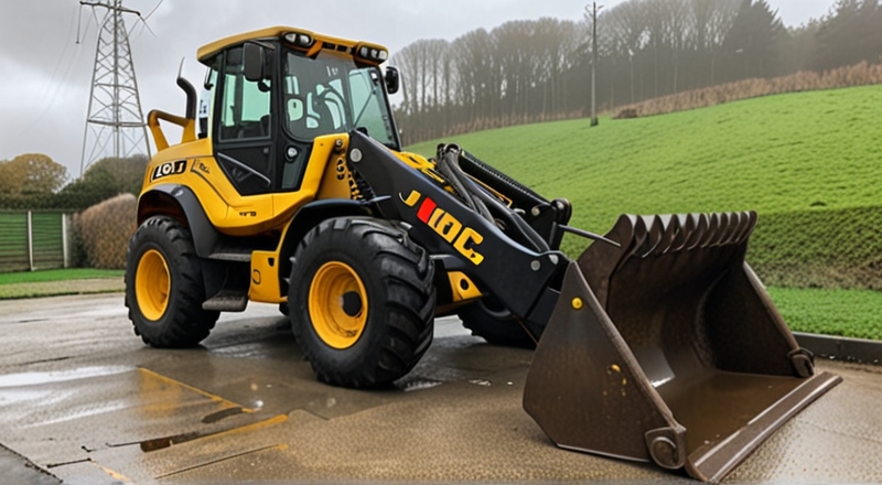 среднегабаритный фронтальный погрузчик JCB 417